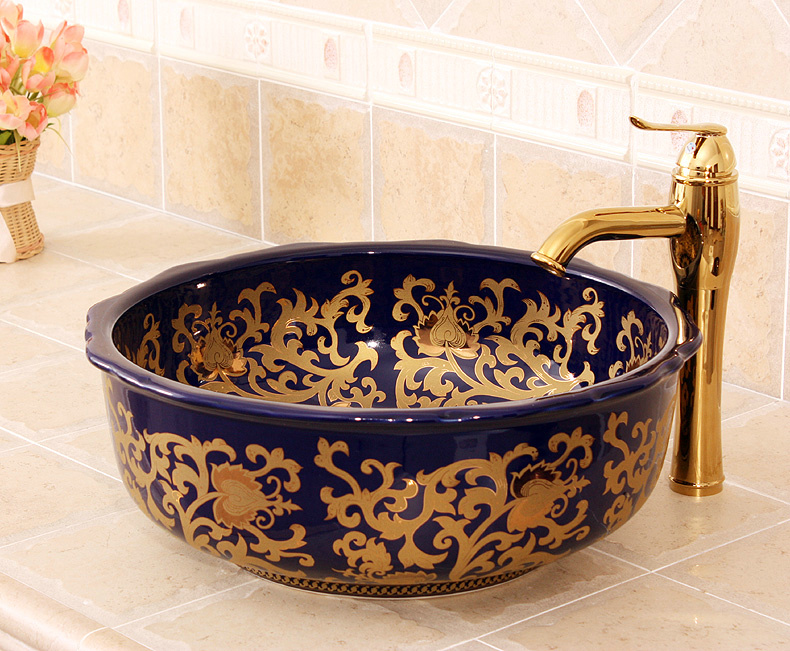 RYXW632_1 Oval bathroom vessel sink - shengjiang  ceramic  factory   porcelain art hand basin wash sink