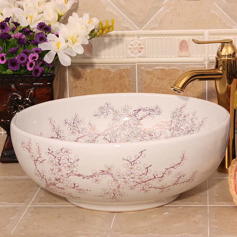 RYXW683_4 9 designs Porcelain vessel sink - shengjiang  ceramic  factory   porcelain art hand basin wash sink