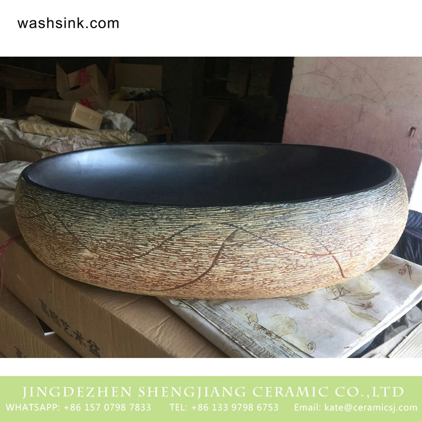 TPAA-168-w58×40×15j3135 TPAA-168 Single hole style Jingdezhen local design ceramic hand rinse vanity - shengjiang  ceramic  factory   porcelain art hand basin wash sink