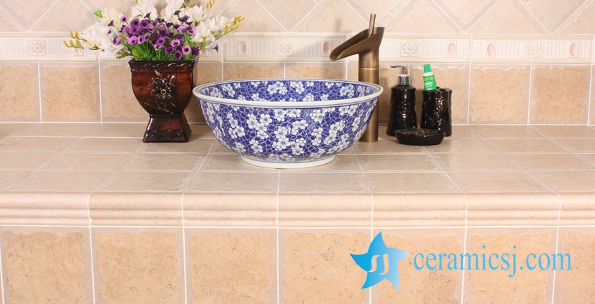YL-E_8526-1 YL-E_8526 Hot sale factory direct sale blue and white porcelain hand wash basin sink - shengjiang  ceramic  factory   porcelain art hand basin wash sink
