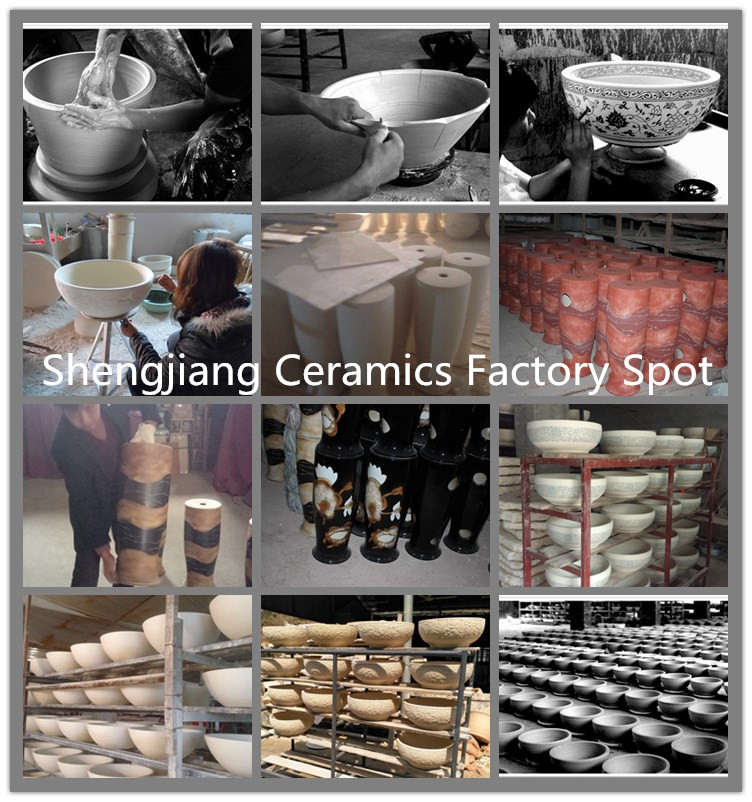 sink-factory-image About Us - shengjiang  ceramic  factory   porcelain art hand basin wash sink
