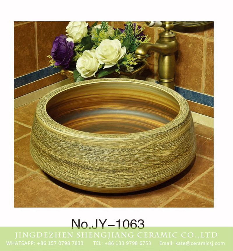 SJJY-1063-14仿古聚宝盆_05 Shengjiang factory fancy pure hand ceramic vanity basin    SJJY-1063-14 - shengjiang  ceramic  factory   porcelain art hand basin wash sink