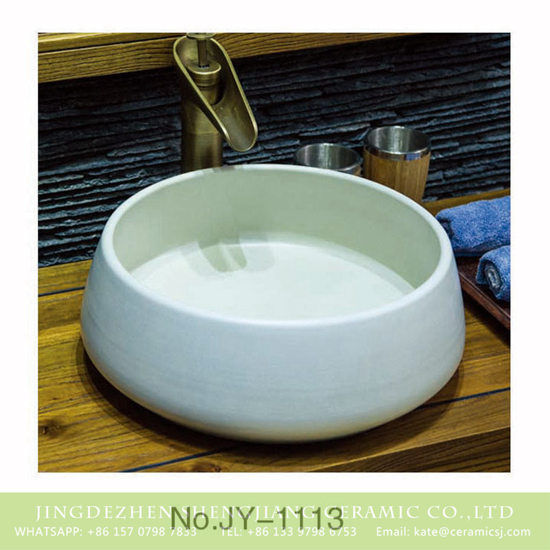 SJJY-1113-18仿古聚宝盆_11 Shengjiang factory direct plain colored sanitary ware    SJJY-1113-18 - shengjiang  ceramic  factory   porcelain art hand basin wash sink