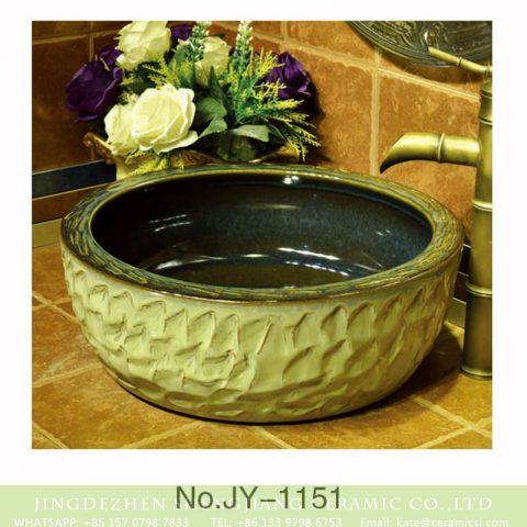 China conventional retro style thick edge durable wash sink    SJJY-1151-22