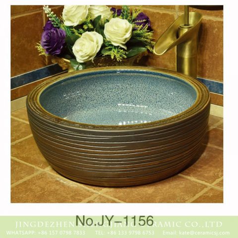 China wholesale price hand carved high quality wash basin    SJJY-1156-23