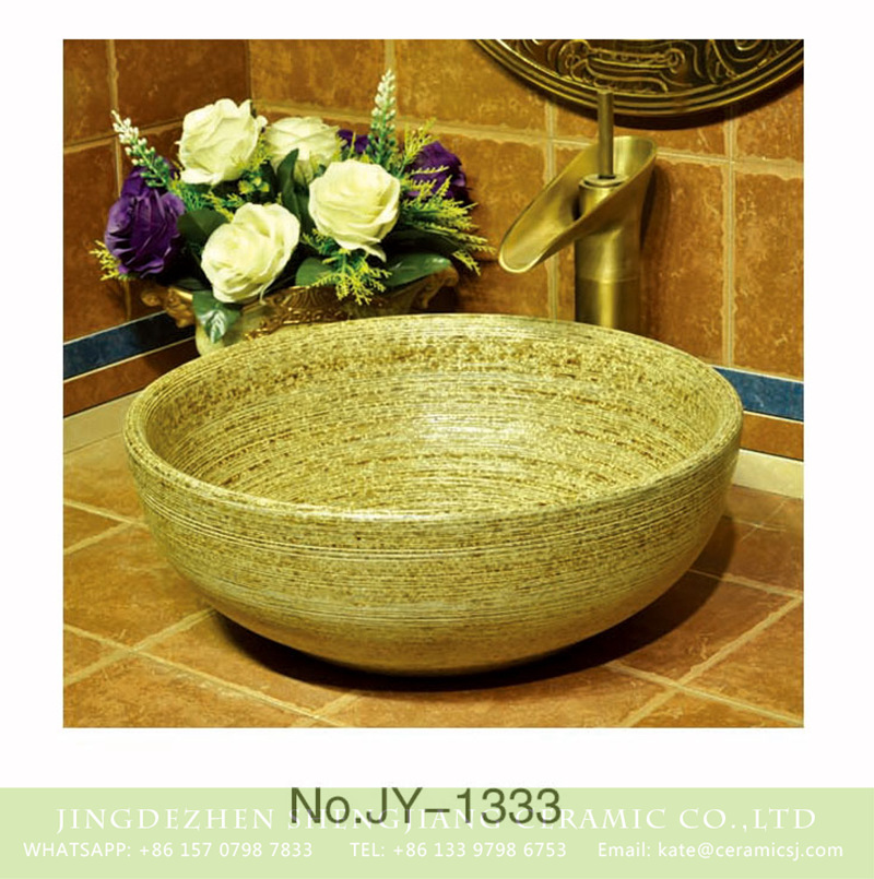 SJJY-1333-39仿古碗盆_15 High quality porcelain durable round wash basin     SJJY-1333-39 - shengjiang  ceramic  factory   porcelain art hand basin wash sink