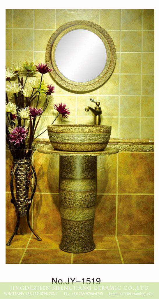 SJJY-1519-62立柱盆_03-546x1024 Chinoiserie vintage style imitate marble one piece basin     SJJY-1519-62 - shengjiang  ceramic  factory   porcelain art hand basin wash sink