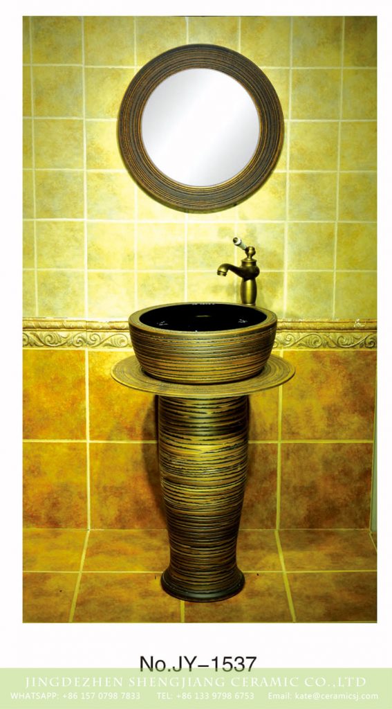 SJJY-1537-65立柱盆_03-567x1024 Jingdezhen unique traditional design durable pedestal basin     SJJY-1537-65 - shengjiang  ceramic  factory   porcelain art hand basin wash sink