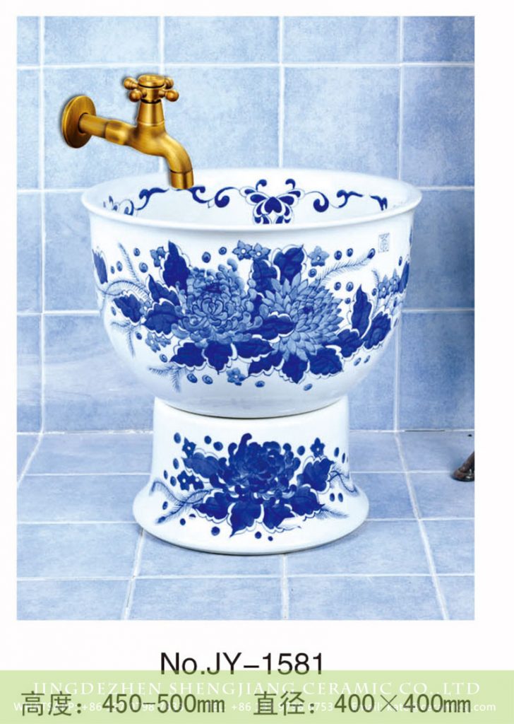 SJJY-1581-74拖把池_03-728x1024 SJJY-1581-74  Round shape blue and white mop sink - shengjiang  ceramic  factory   porcelain art hand basin wash sink