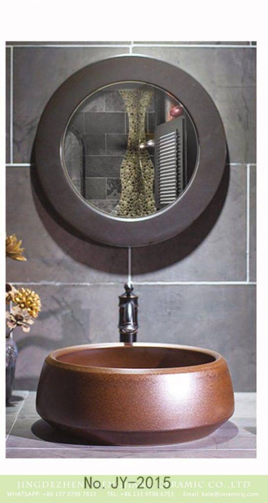 SJJY-2015-4金属釉台上盆_06-546x1024 SJJY-2015-4   Factory wholesale brown color metal glazed wash basin - shengjiang  ceramic  factory   porcelain art hand basin wash sink