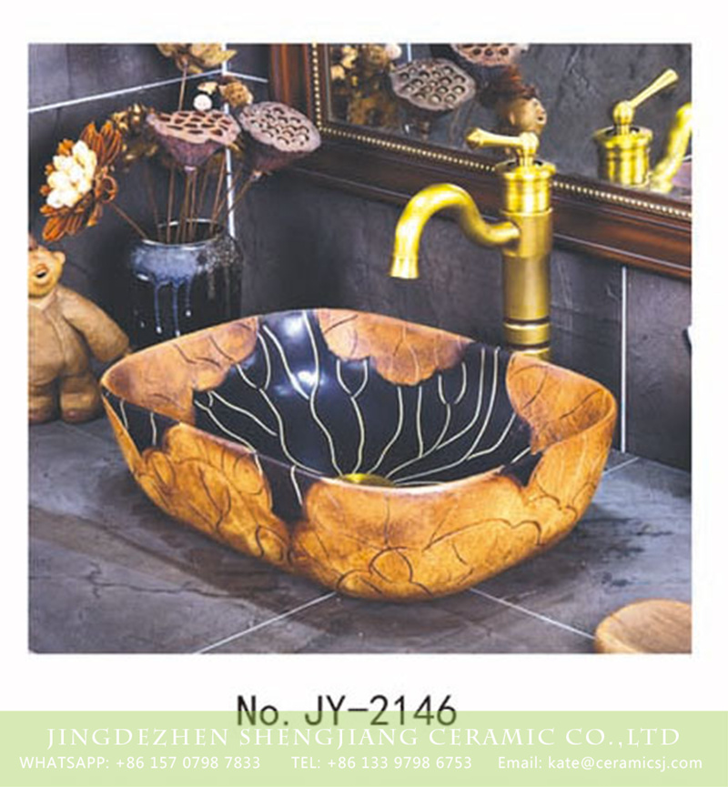 SJJY-2146-20薄口小椭圆盆_03 SJJY-2146-20  China traditional high quality hand painted wash sink - shengjiang  ceramic  factory   porcelain art hand basin wash sink