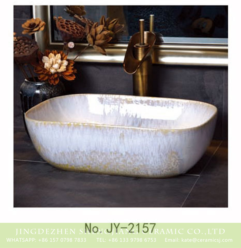 SJJY-2157-20薄口小椭圆盆_15 SJJY-2157-20   Shengjiang factory price smooth sanitary ware - shengjiang  ceramic  factory   porcelain art hand basin wash sink