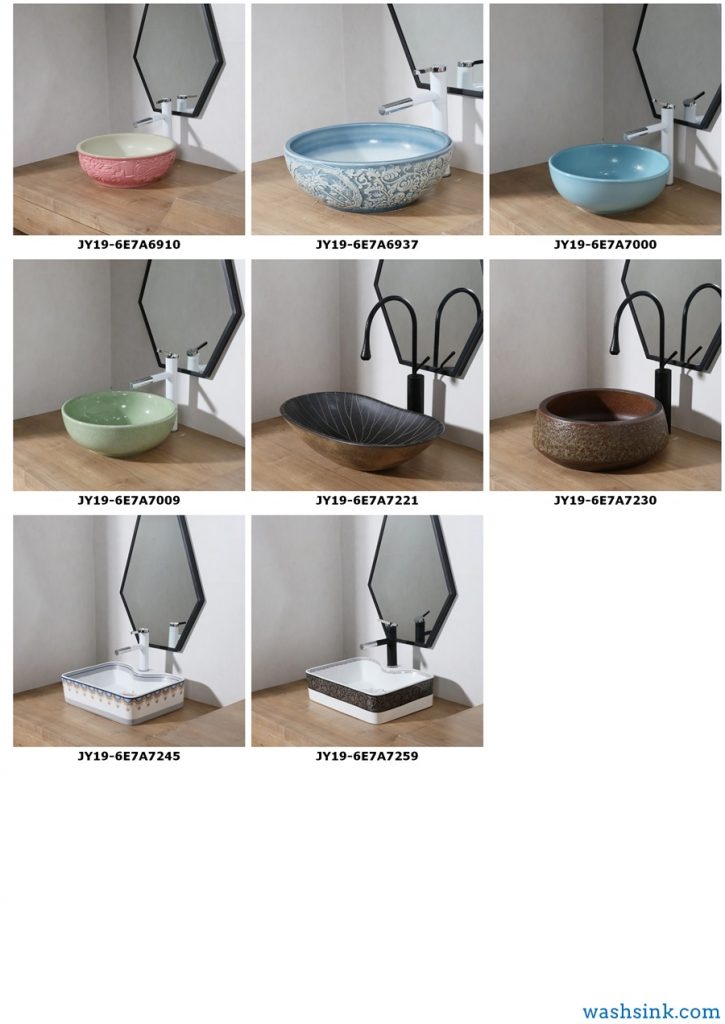 2019.VOL04-jingdezhen-shengjiang-ceramic-art-basin-washsink-brochure-jy_010-725x1024 2019 vol04 New arrivals Shengjiang exquisite arts and crafts porcelain wash basin - shengjiang  ceramic  factory   porcelain art hand basin wash sink