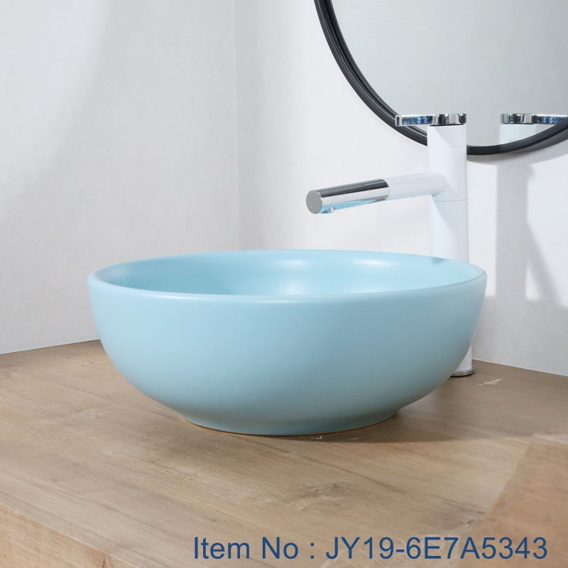 JY19-6E7A5343_看图王 JY19-6E7A5343 Chinese factory direct art ceramic beautiful bathroom washing sink - shengjiang  ceramic  factory   porcelain art hand basin wash sink