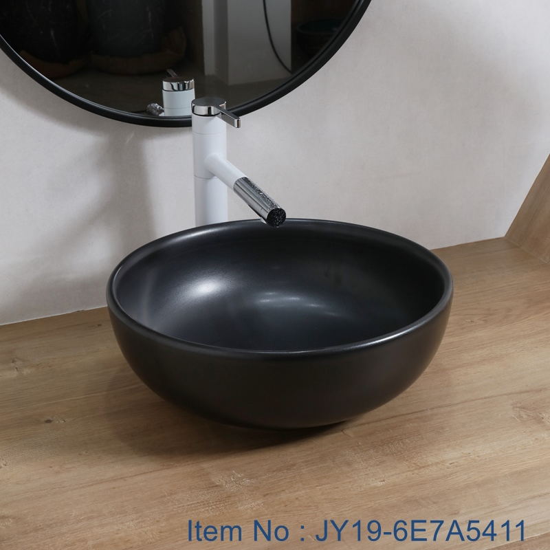 JY19-6E7A5411_看图王 JY19-6E7A5411 New produced Jingdezhen Jiangxi typical black  ceramic washbasin - shengjiang  ceramic  factory   porcelain art hand basin wash sink