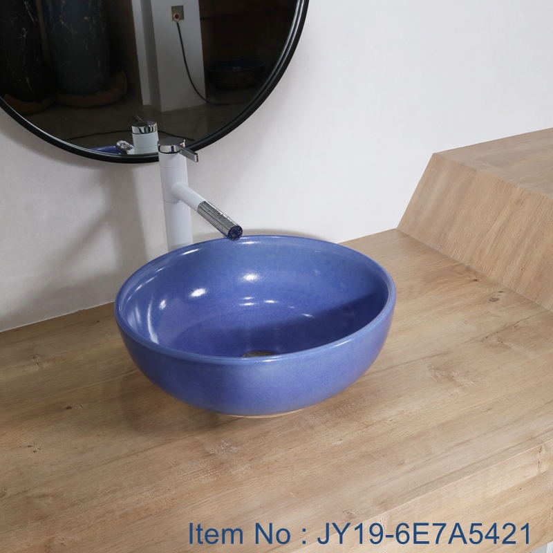 JY19-6E7A5421_看图王 JY19-6E7A5421 Chinese factory direct art ceramic beautiful bathroom washing sink - shengjiang  ceramic  factory   porcelain art hand basin wash sink