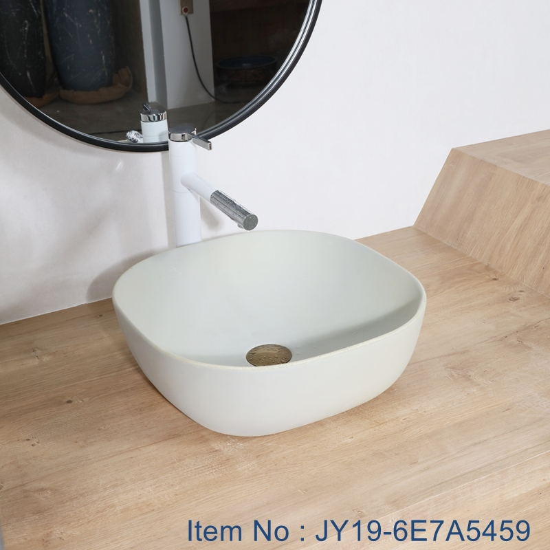 JY19-6E7A5459_看图王 JY19-6E7A5459 Wholesale artistic color glazed oval bathroom ceramic washbasin - shengjiang  ceramic  factory   porcelain art hand basin wash sink