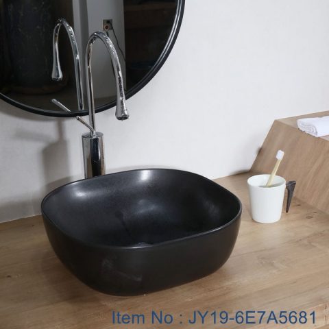 JY19-6E7A5681  New produced Jingdezhen Jiangxi typical color  art ceramic sink