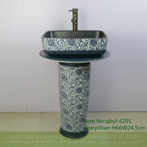 sjbyl-6291 Shengjiang High quality and  durable toilet ceramic basin wash basin sink bathroombasin washsink