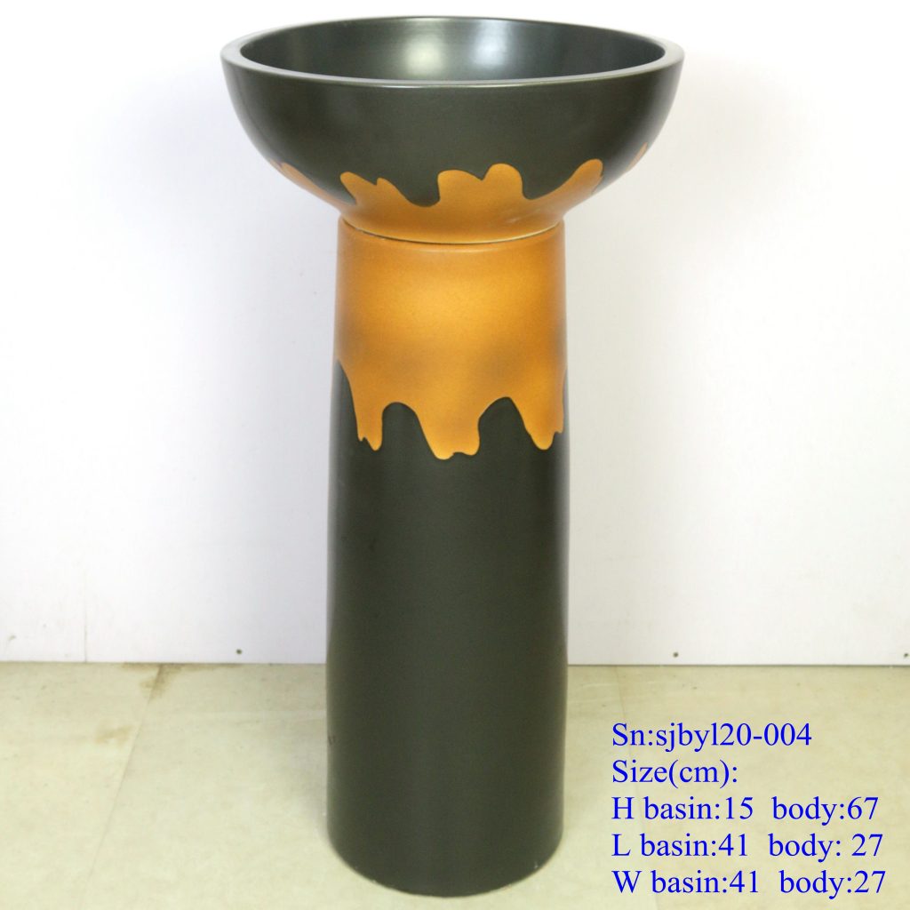 sjbyl20-004-套盆-半古色亚黑盆2-1024x1024 sjby120-004 Jingdezhen creative mural text pattern washbasin - shengjiang  ceramic  factory   porcelain art hand basin wash sink