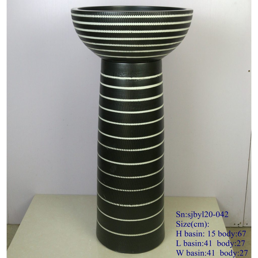 sjbyl20-042-套盆-弹簧2-1024x1024 sjby120-042 Jingdezhen handwork spring design washbasin - shengjiang  ceramic  factory   porcelain art hand basin wash sink