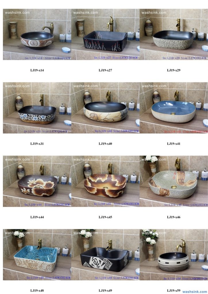 2020-VOL01-jingdezhen-shengjiang-ceramic-art-basin-washsink-brochure-LJ-YR-BYL-JUNY-022-724x1024 Two wash basin catalogues produced by Shengjiang Ceramics Company will be released in 2020.9.14 - shengjiang  ceramic  factory   porcelain art hand basin wash sink