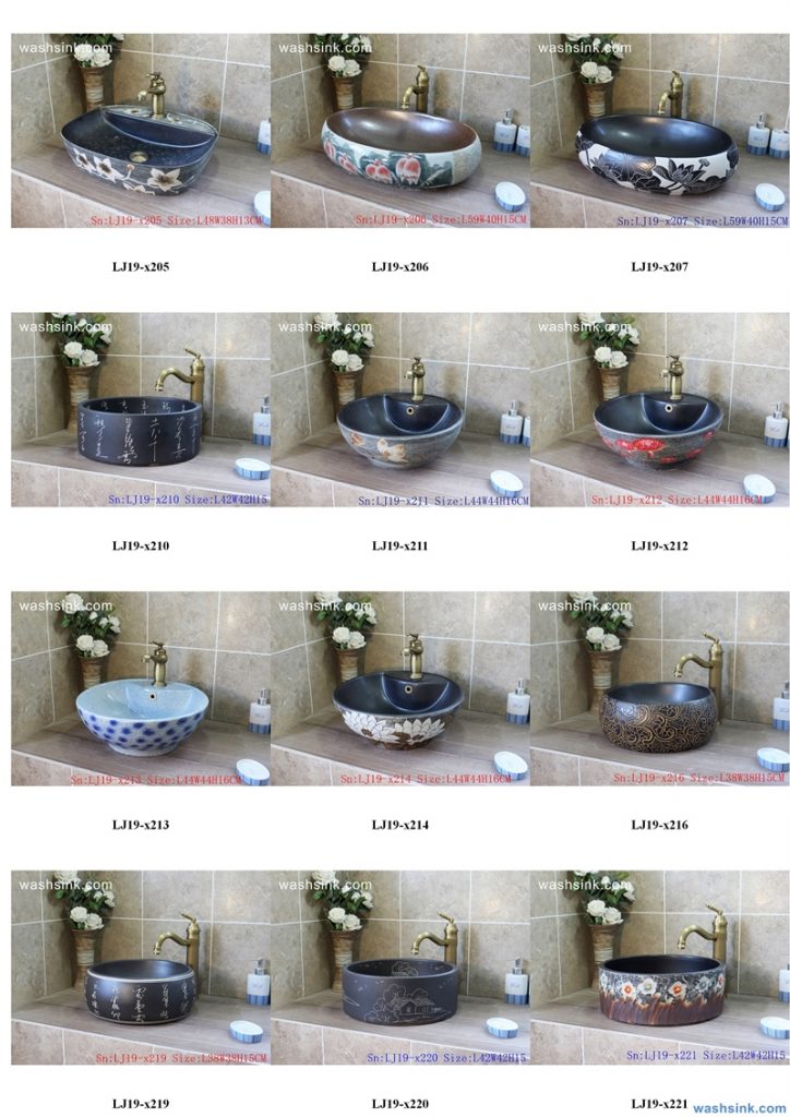 2020-VOL01-jingdezhen-shengjiang-ceramic-art-basin-washsink-brochure-LJ-YR-BYL-JUNY-026-724x1024 Two wash basin catalogues produced by Shengjiang Ceramics Company will be released in 2020.9.14 - shengjiang  ceramic  factory   porcelain art hand basin wash sink