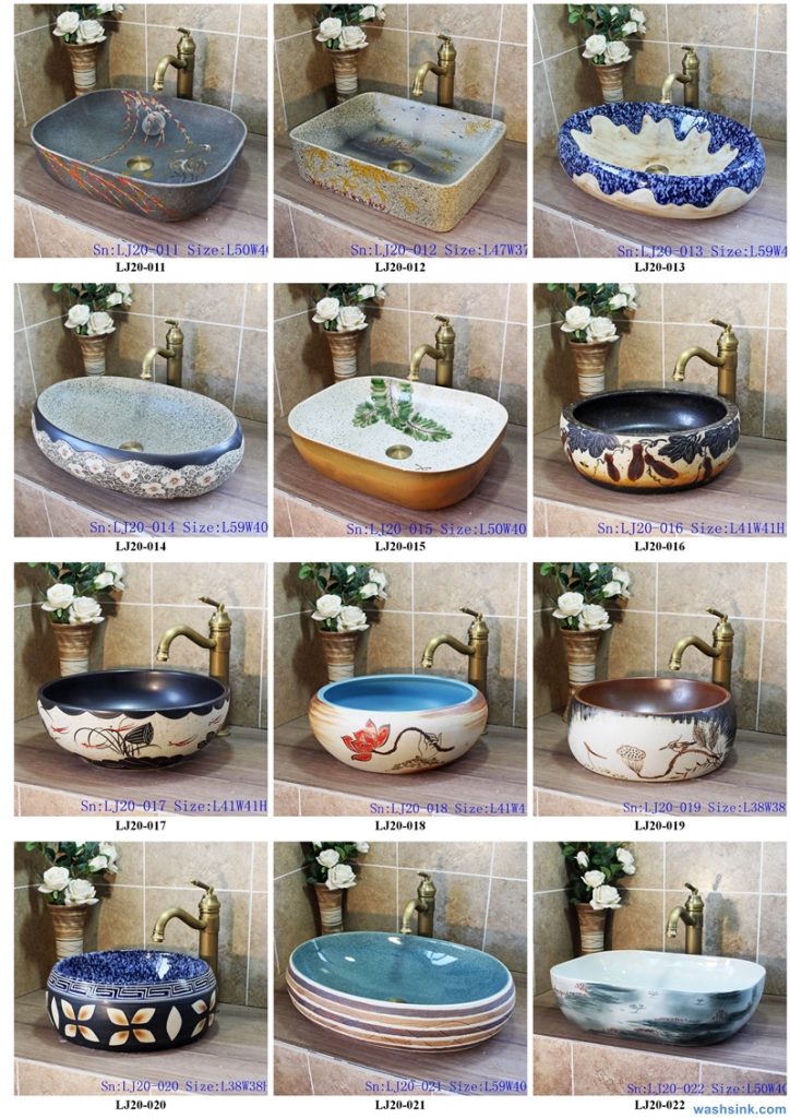 2020-VOL01-jingdezhen-shengjiang-ceramic-art-basin-washsink-brochure-LJ-YR-BYL-JUNY-030-724x1024 Two wash basin catalogues produced by Shengjiang Ceramics Company will be released in 2020.9.14 - shengjiang  ceramic  factory   porcelain art hand basin wash sink