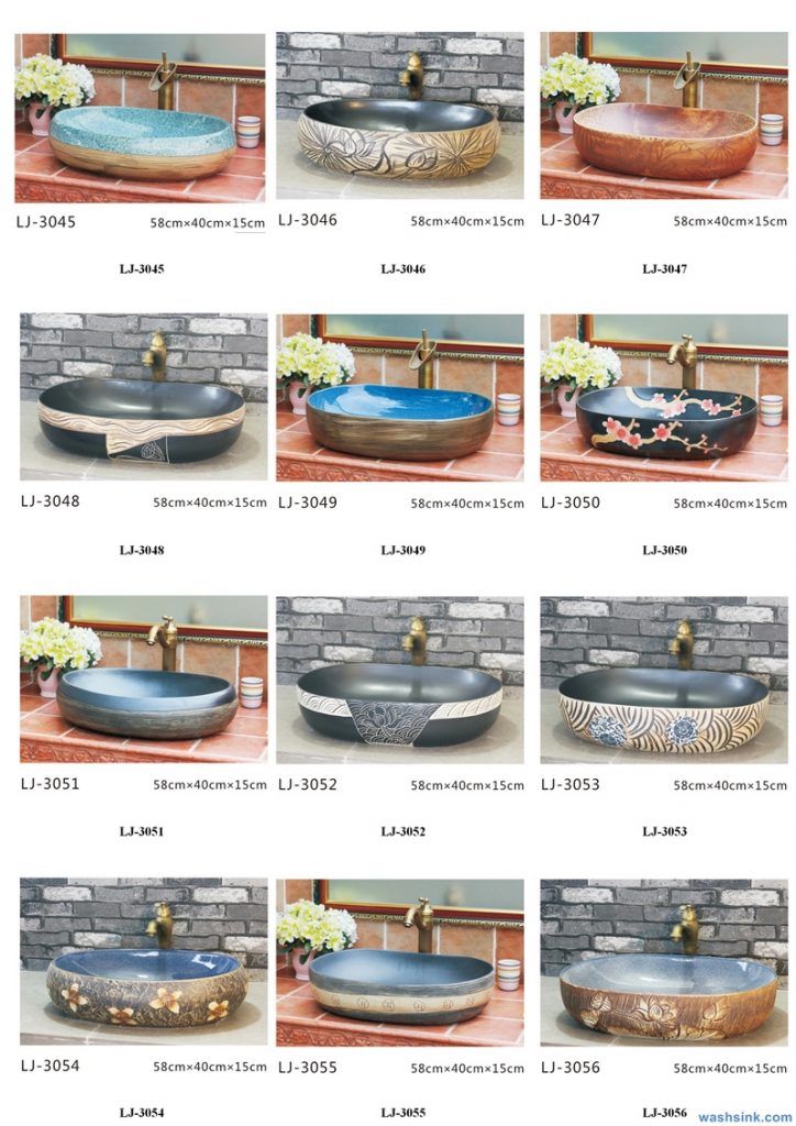 2020-VOL01-jingdezhen-shengjiang-ceramic-art-basin-washsink-brochure-LJ-YR-BYL-JUNY-046-724x1024 Two wash basin catalogues produced by Shengjiang Ceramics Company will be released in 2020.9.14 - shengjiang  ceramic  factory   porcelain art hand basin wash sink