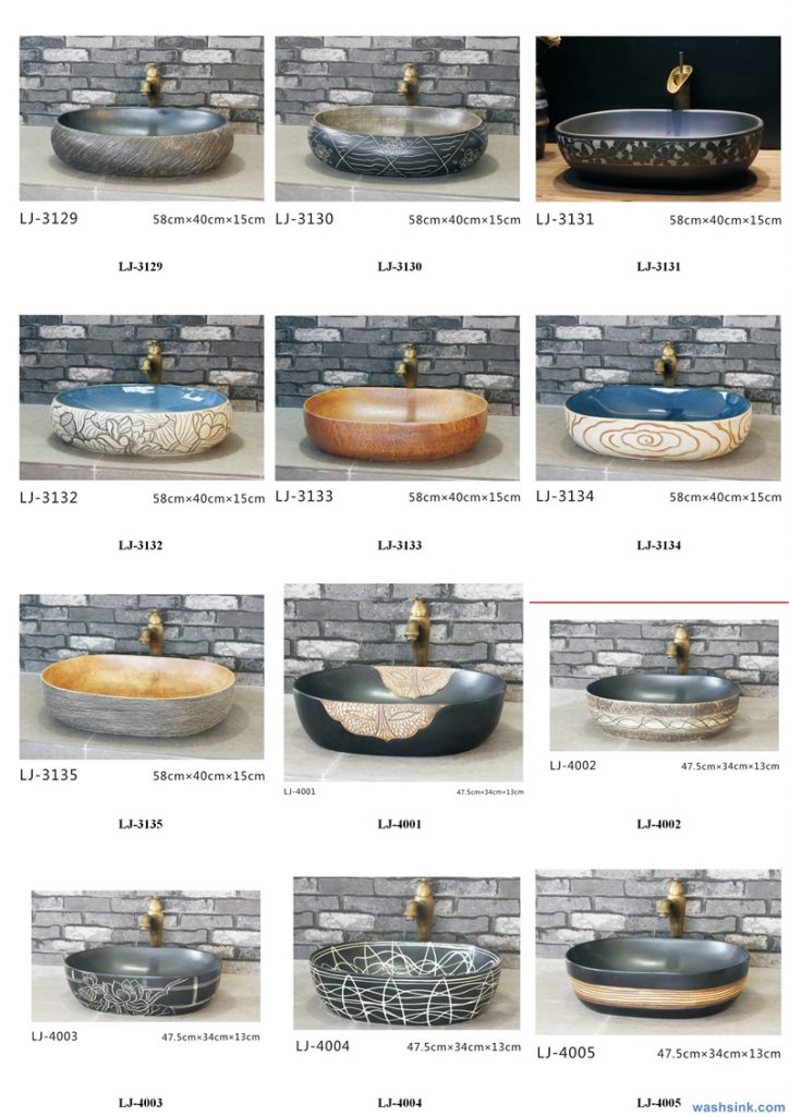 2020-VOL01-jingdezhen-shengjiang-ceramic-art-basin-washsink-brochure-LJ-YR-BYL-JUNY-053-724x1024 Two wash basin catalogues produced by Shengjiang Ceramics Company will be released in 2020.9.14 - shengjiang  ceramic  factory   porcelain art hand basin wash sink