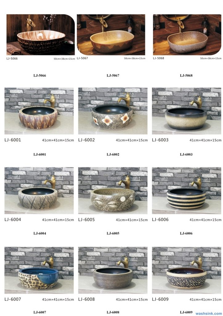 2020-VOL01-jingdezhen-shengjiang-ceramic-art-basin-washsink-brochure-LJ-YR-BYL-JUNY-060-724x1024 Two wash basin catalogues produced by Shengjiang Ceramics Company will be released in 2020.9.14 - shengjiang  ceramic  factory   porcelain art hand basin wash sink