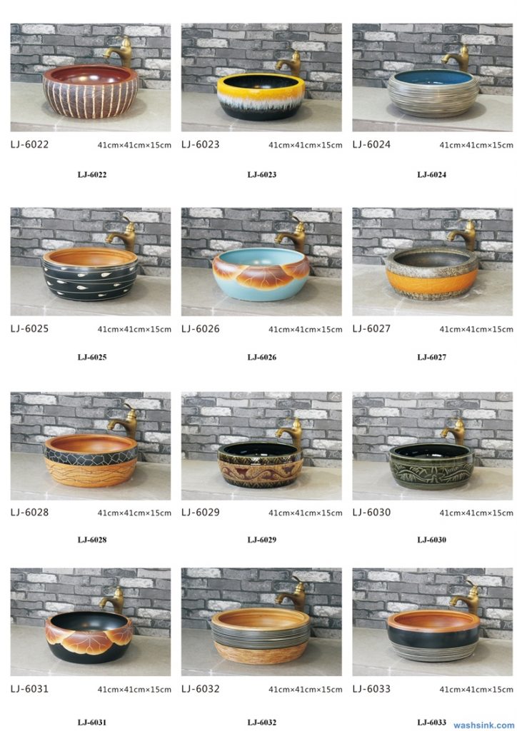 2020-VOL01-jingdezhen-shengjiang-ceramic-art-basin-washsink-brochure-LJ-YR-BYL-JUNY-062-724x1024 Two wash basin catalogues produced by Shengjiang Ceramics Company will be released in 2020.9.14 - shengjiang  ceramic  factory   porcelain art hand basin wash sink