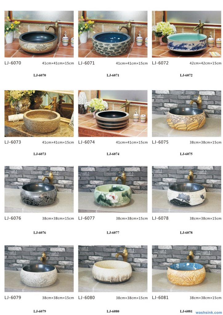 2020-VOL01-jingdezhen-shengjiang-ceramic-art-basin-washsink-brochure-LJ-YR-BYL-JUNY-066-724x1024 Two wash basin catalogues produced by Shengjiang Ceramics Company will be released in 2020.9.14 - shengjiang  ceramic  factory   porcelain art hand basin wash sink