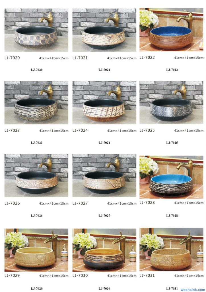 2020-VOL01-jingdezhen-shengjiang-ceramic-art-basin-washsink-brochure-LJ-YR-BYL-JUNY-070-724x1024 Two wash basin catalogues produced by Shengjiang Ceramics Company will be released in 2020.9.14 - shengjiang  ceramic  factory   porcelain art hand basin wash sink