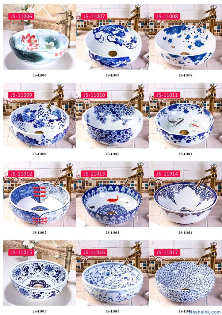 2020-VOL02-jingdezhen-shengjiang-ceramic-art-basin-washsink-brochure-JS-004-724x1024 Two wash basin catalogues produced by Shengjiang Ceramics Company will be released in 2020.9.14 - shengjiang  ceramic  factory   porcelain art hand basin wash sink
