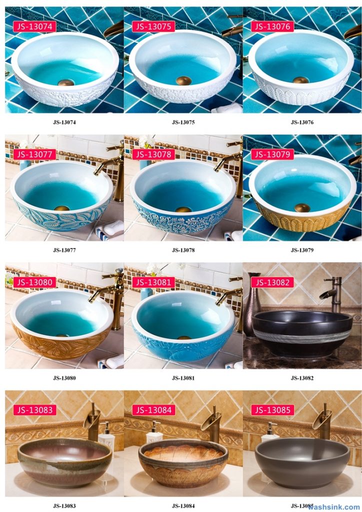 2020-VOL02-jingdezhen-shengjiang-ceramic-art-basin-washsink-brochure-JS-017-724x1024 Two wash basin catalogues produced by Shengjiang Ceramics Company will be released in 2020.9.14 - shengjiang  ceramic  factory   porcelain art hand basin wash sink