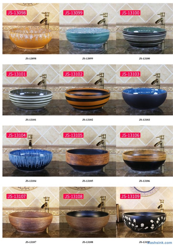 2020-VOL02-jingdezhen-shengjiang-ceramic-art-basin-washsink-brochure-JS-019-724x1024 Two wash basin catalogues produced by Shengjiang Ceramics Company will be released in 2020.9.14 - shengjiang  ceramic  factory   porcelain art hand basin wash sink