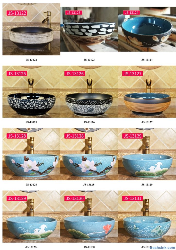 2020-VOL02-jingdezhen-shengjiang-ceramic-art-basin-washsink-brochure-JS-021-724x1024 Two wash basin catalogues produced by Shengjiang Ceramics Company will be released in 2020.9.14 - shengjiang  ceramic  factory   porcelain art hand basin wash sink