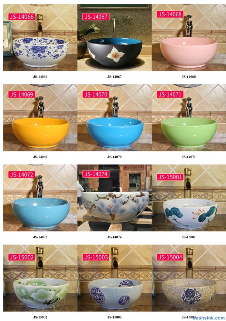 2020-VOL02-jingdezhen-shengjiang-ceramic-art-basin-washsink-brochure-JS-029-724x1024 Two wash basin catalogues produced by Shengjiang Ceramics Company will be released in 2020.9.14 - shengjiang  ceramic  factory   porcelain art hand basin wash sink