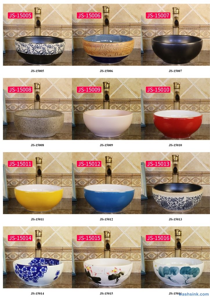 2020-VOL02-jingdezhen-shengjiang-ceramic-art-basin-washsink-brochure-JS-030-724x1024 Two wash basin catalogues produced by Shengjiang Ceramics Company will be released in 2020.9.14 - shengjiang  ceramic  factory   porcelain art hand basin wash sink