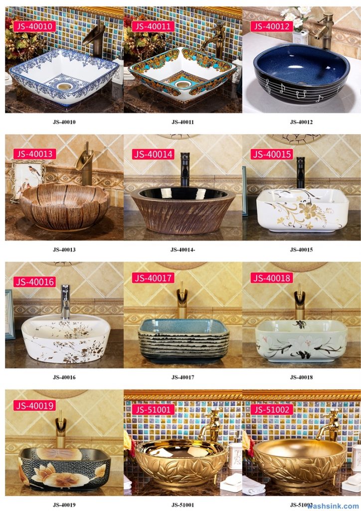 2020-VOL02-jingdezhen-shengjiang-ceramic-art-basin-washsink-brochure-JS-045-724x1024 Two wash basin catalogues produced by Shengjiang Ceramics Company will be released in 2020.9.14 - shengjiang  ceramic  factory   porcelain art hand basin wash sink