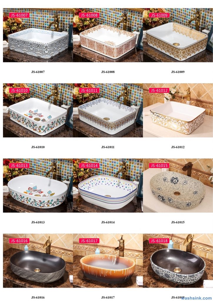 2020-VOL02-jingdezhen-shengjiang-ceramic-art-basin-washsink-brochure-JS-052-724x1024 Two wash basin catalogues produced by Shengjiang Ceramics Company will be released in 2020.9.14 - shengjiang  ceramic  factory   porcelain art hand basin wash sink