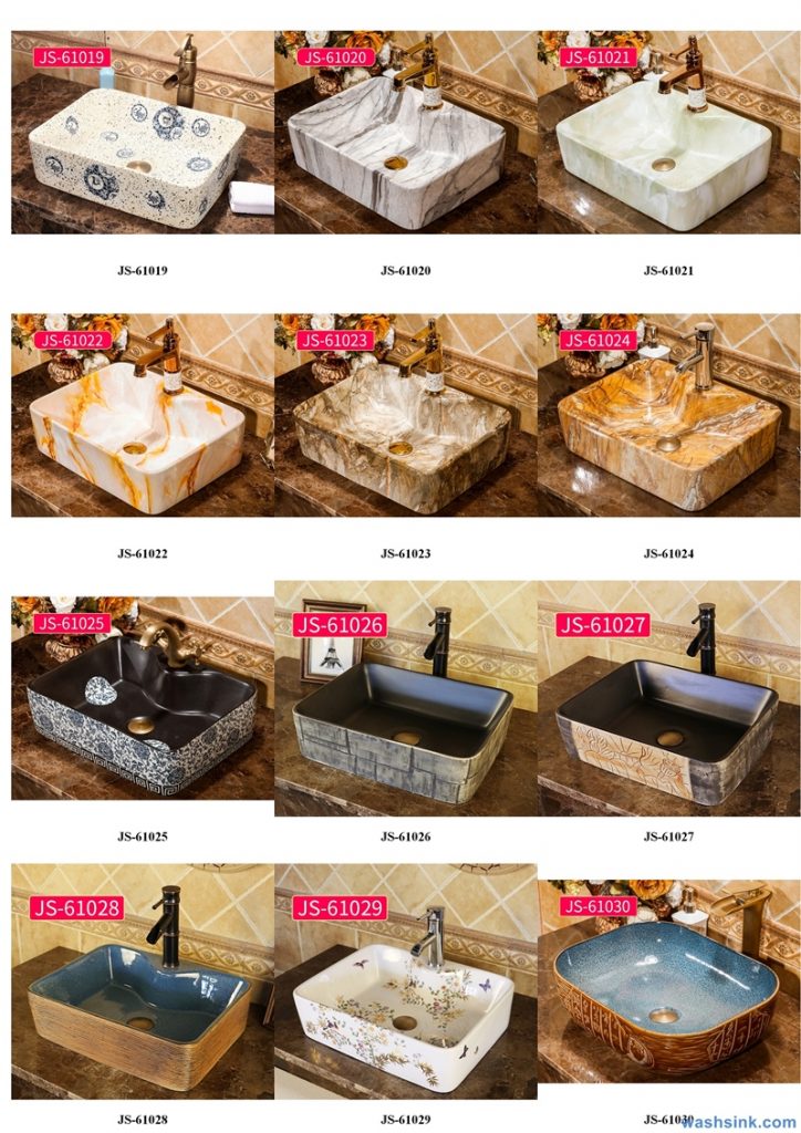 2020-VOL02-jingdezhen-shengjiang-ceramic-art-basin-washsink-brochure-JS-053-724x1024 Two wash basin catalogues produced by Shengjiang Ceramics Company will be released in 2020.9.14 - shengjiang  ceramic  factory   porcelain art hand basin wash sink