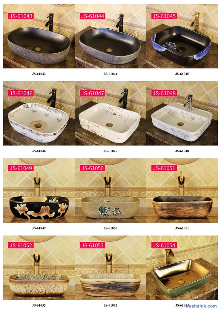 2020-VOL02-jingdezhen-shengjiang-ceramic-art-basin-washsink-brochure-JS-055-724x1024 Two wash basin catalogues produced by Shengjiang Ceramics Company will be released in 2020.9.14 - shengjiang  ceramic  factory   porcelain art hand basin wash sink