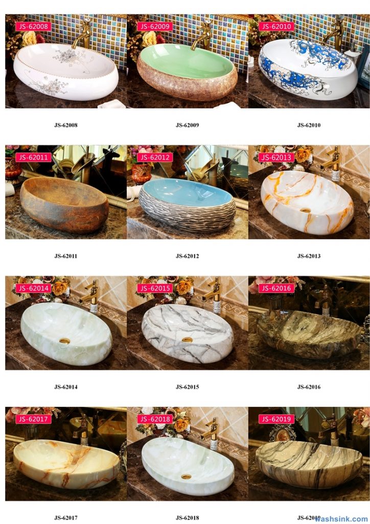 2020-VOL02-jingdezhen-shengjiang-ceramic-art-basin-washsink-brochure-JS-057-724x1024 Two wash basin catalogues produced by Shengjiang Ceramics Company will be released in 2020.9.14 - shengjiang  ceramic  factory   porcelain art hand basin wash sink