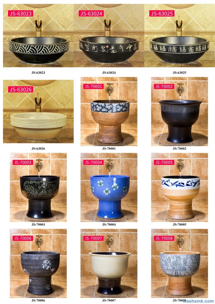 2020-VOL02-jingdezhen-shengjiang-ceramic-art-basin-washsink-brochure-JS-061-724x1024 Two wash basin catalogues produced by Shengjiang Ceramics Company will be released in 2020.9.14 - shengjiang  ceramic  factory   porcelain art hand basin wash sink