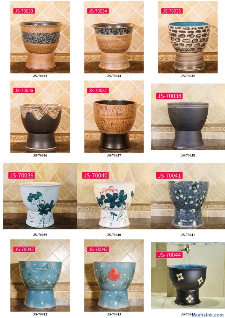 2020-VOL02-jingdezhen-shengjiang-ceramic-art-basin-washsink-brochure-JS-064-724x1024 Two wash basin catalogues produced by Shengjiang Ceramics Company will be released in 2020.9.14 - shengjiang  ceramic  factory   porcelain art hand basin wash sink