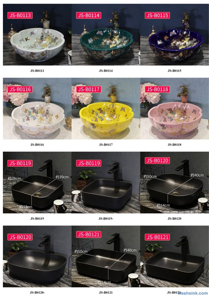 2020-VOL02-jingdezhen-shengjiang-ceramic-art-basin-washsink-brochure-JS-088-724x1024 Two wash basin catalogues produced by Shengjiang Ceramics Company will be released in 2020.9.14 - shengjiang  ceramic  factory   porcelain art hand basin wash sink