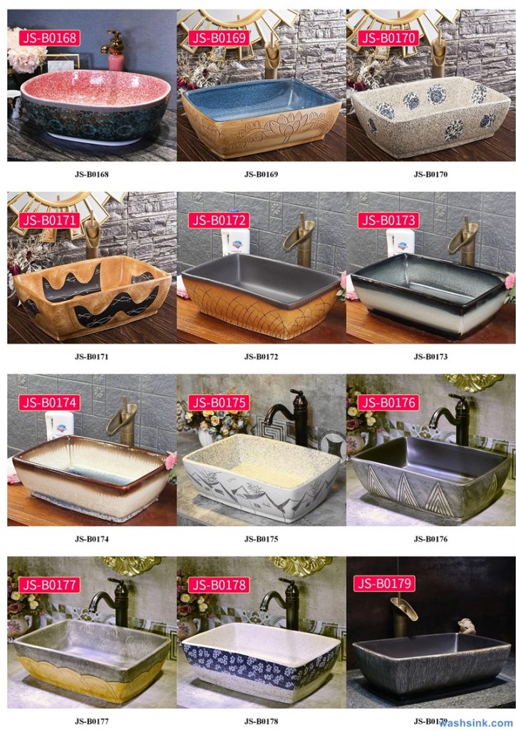 2020-VOL02-jingdezhen-shengjiang-ceramic-art-basin-washsink-brochure-JS-093-724x1024 Two wash basin catalogues produced by Shengjiang Ceramics Company will be released in 2020.9.14 - shengjiang  ceramic  factory   porcelain art hand basin wash sink