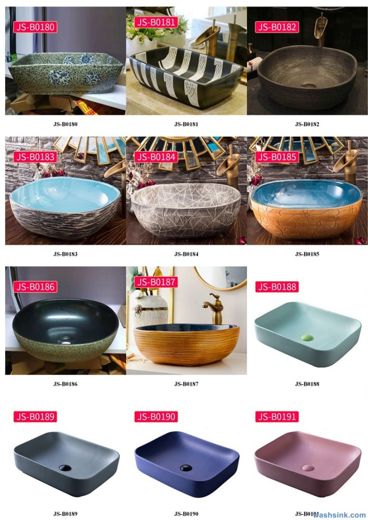 2020-VOL02-jingdezhen-shengjiang-ceramic-art-basin-washsink-brochure-JS-094-724x1024 Two wash basin catalogues produced by Shengjiang Ceramics Company will be released in 2020.9.14 - shengjiang  ceramic  factory   porcelain art hand basin wash sink